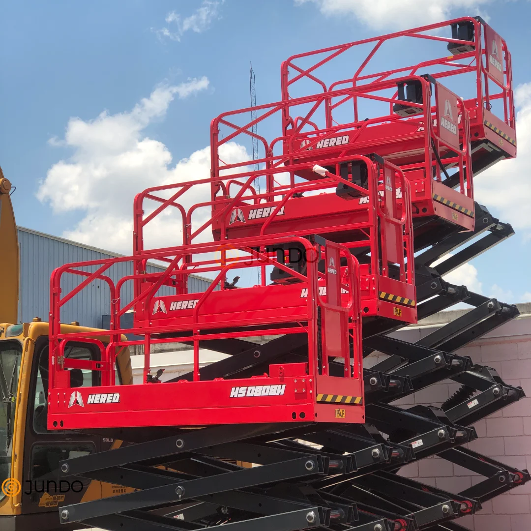 PLATAFORMA TIPO TIJERA DE VARIOS MODELOS MARCA HERED